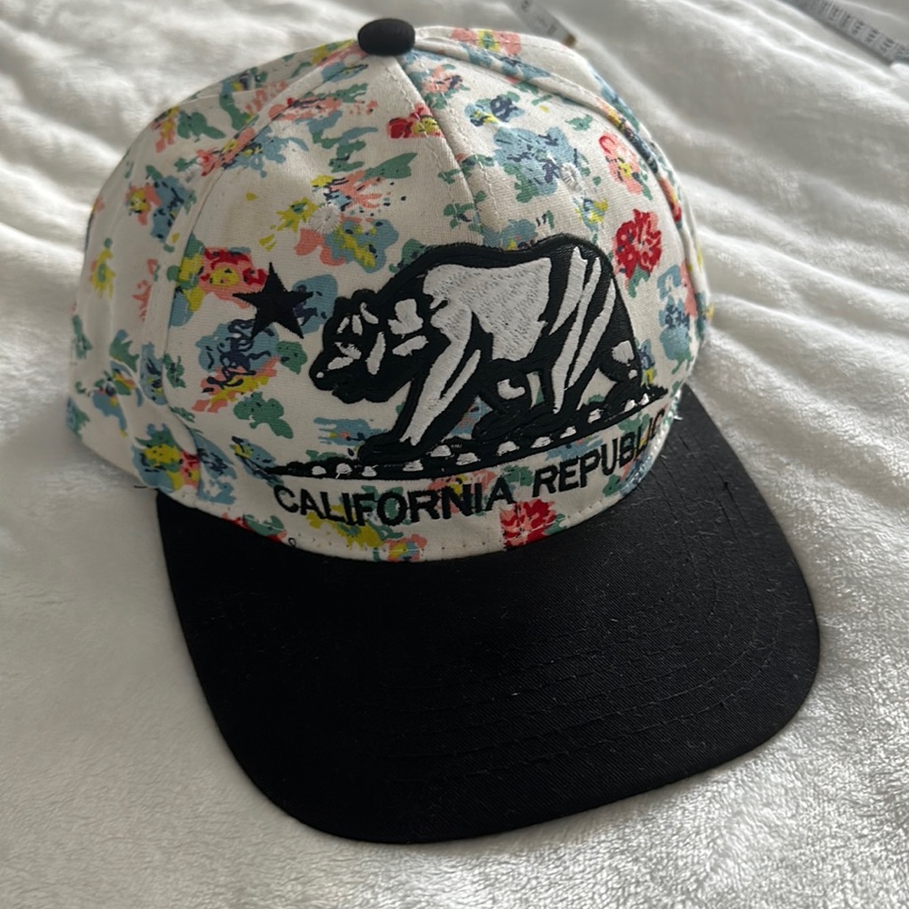 California Republic Hat Adjustable Snap Back